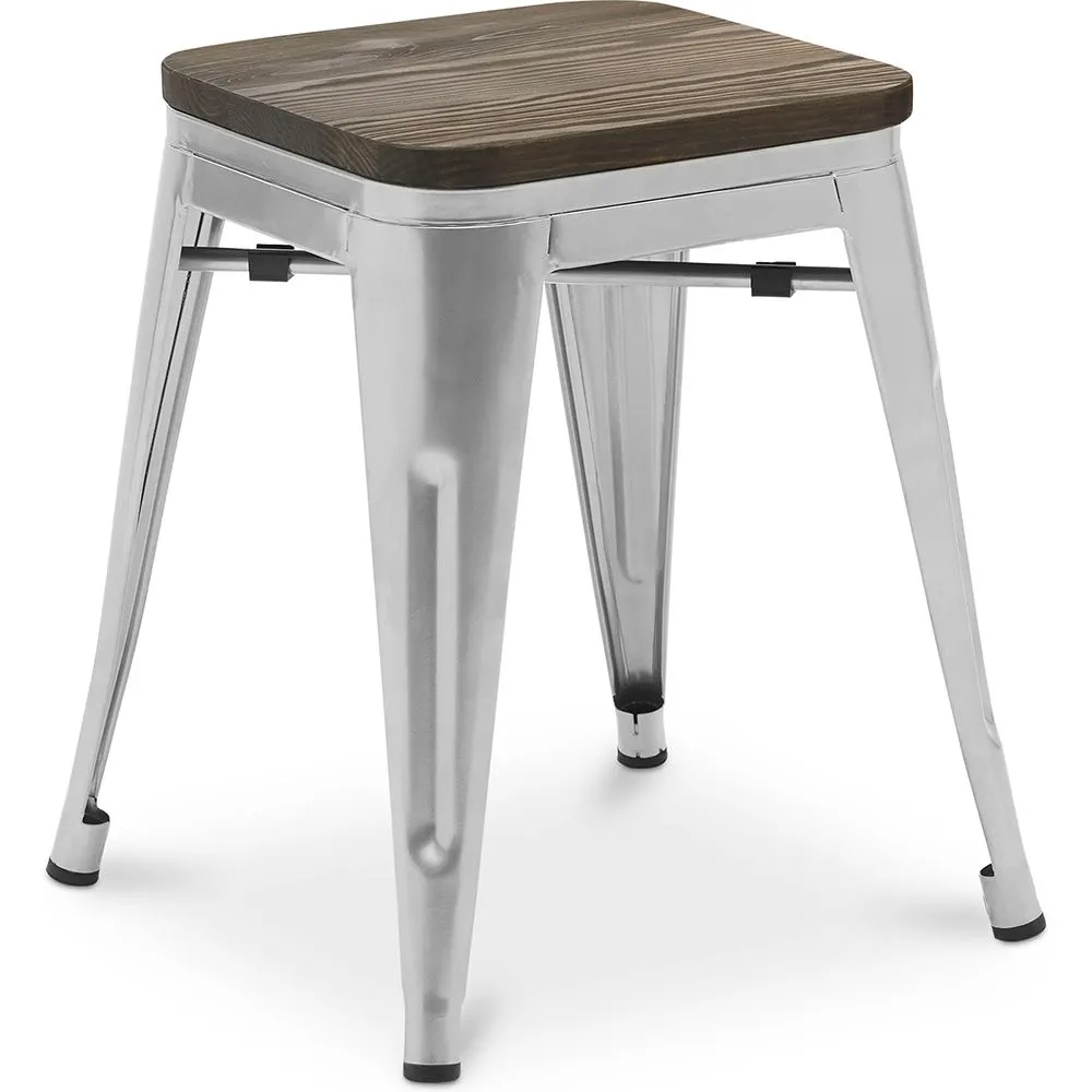 Barhocker im Industriedesign - Holz & Stahl - 45cm - Neuauflage - Stylix image 8