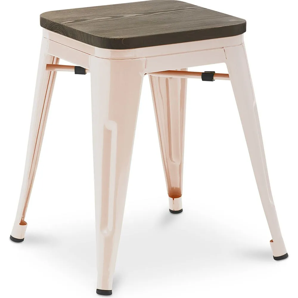 Barhocker im Industriedesign - Holz & Stahl - 45cm - Neuauflage - Stylix image 8