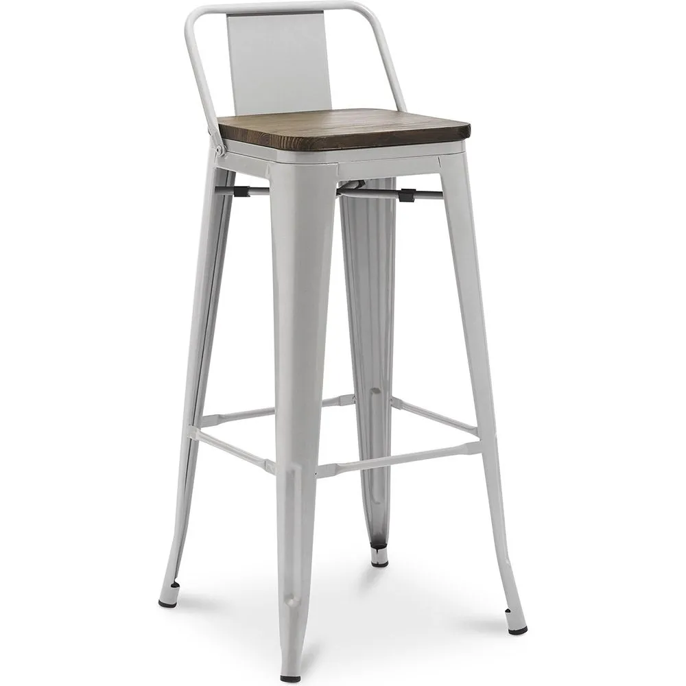 Barhocker - Industriedesign - Holz und Stahl - 76cm - Stylix image 8