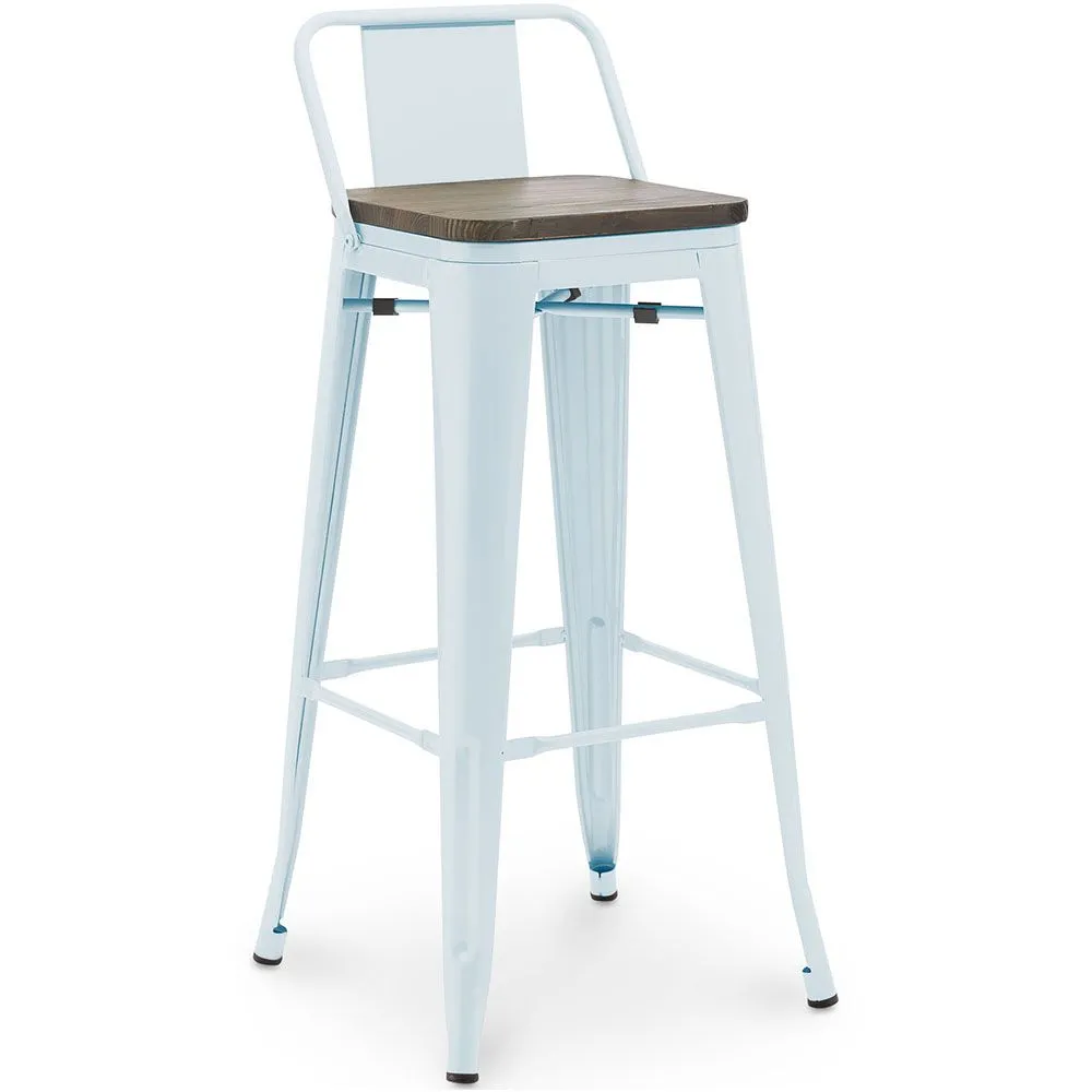 Barhocker - Industriedesign - Holz und Stahl - 76cm - Stylix image 8