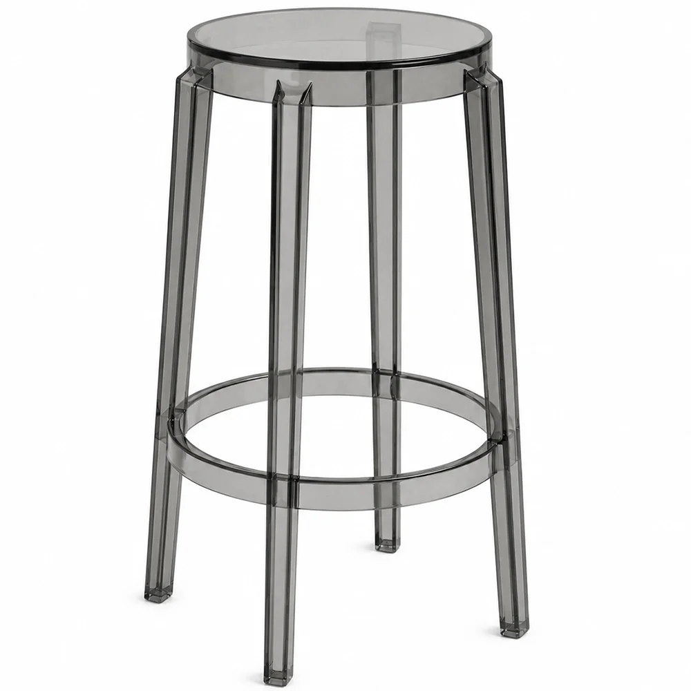 Transparenter Design Hocker - 65cm - Arthur image 8