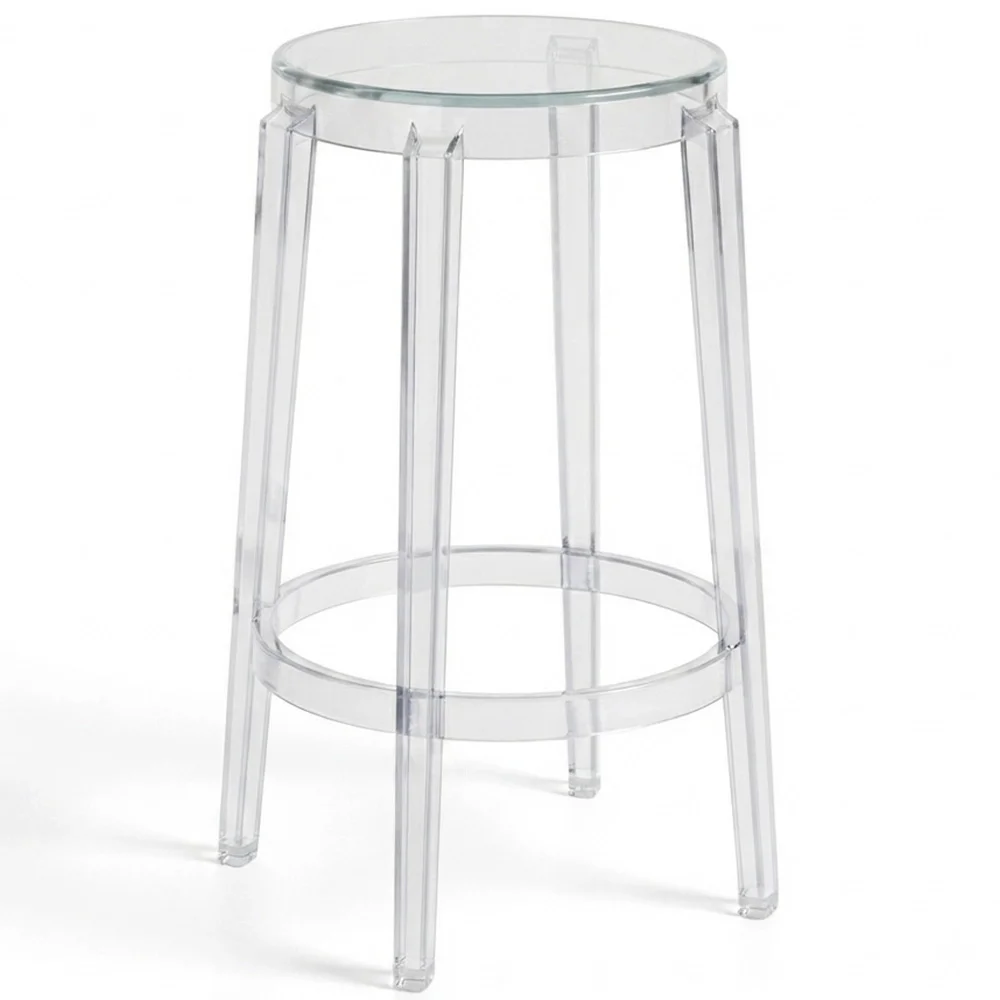 Transparenter Design Hocker - 65cm - Arthur image 8