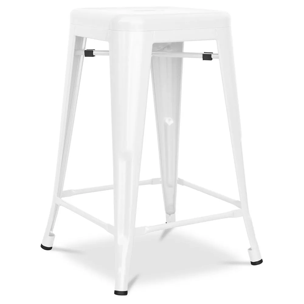 Barhocker - Industriedesign - Stahl matt - 60cm - Neuauflage - Stylix image 8