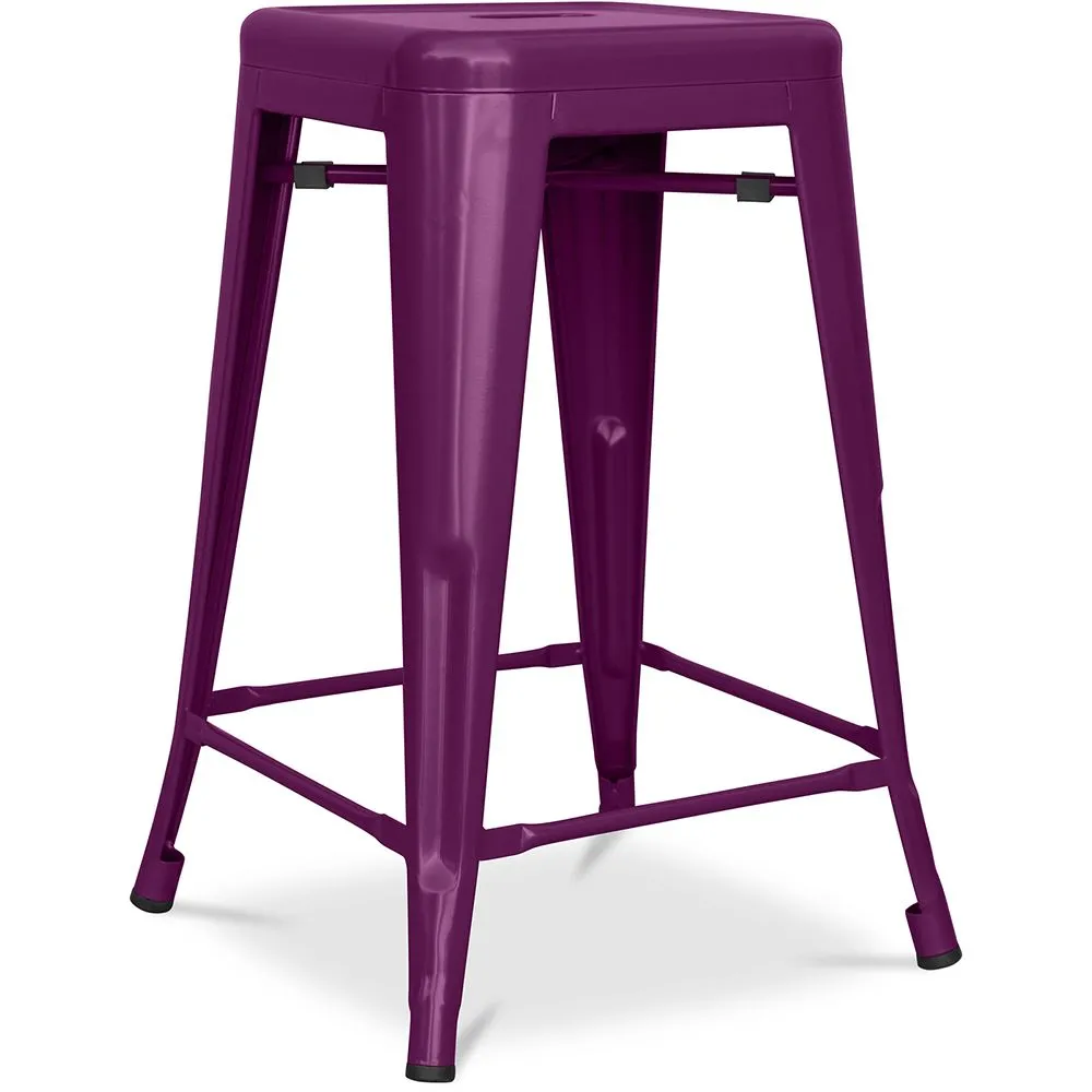 Barhocker - Industriedesign - Stahl matt - 60cm - Neuauflage - Stylix image 8