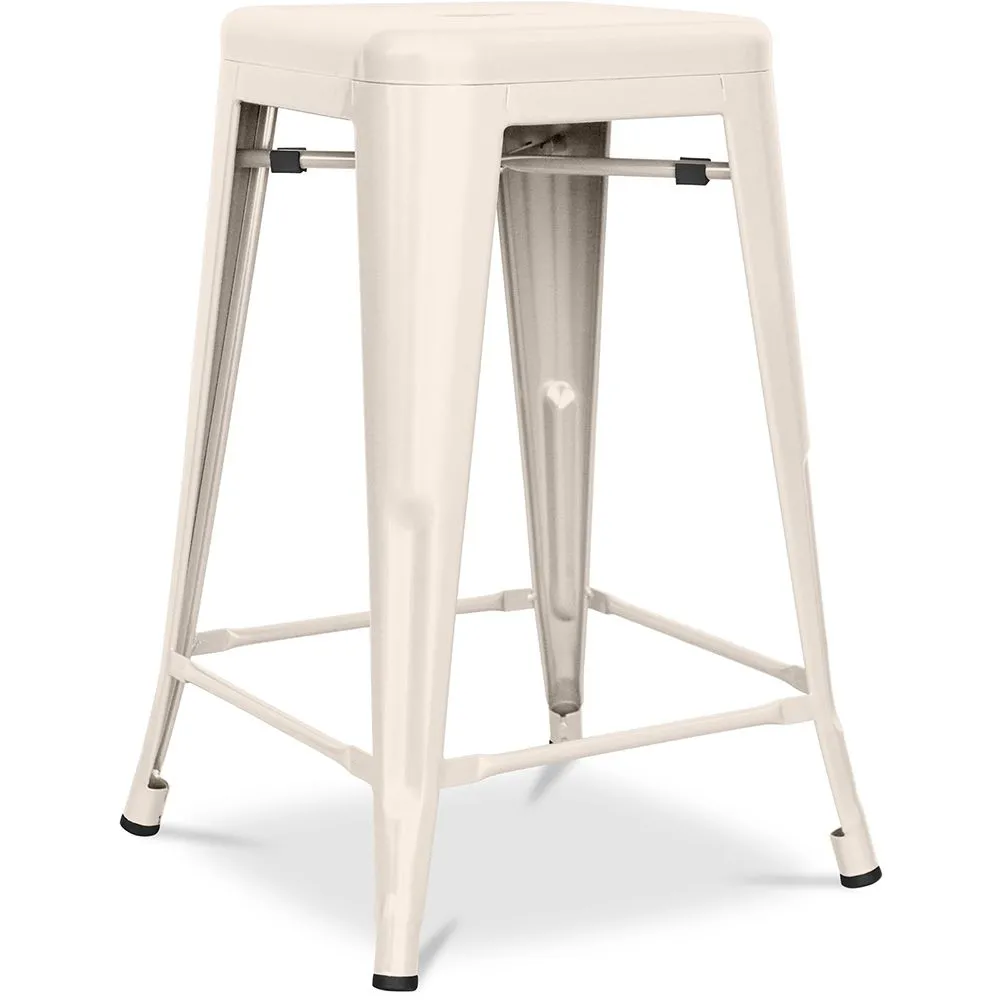Barhocker - Industriedesign - Stahl matt - 60cm - Neuauflage - Stylix image 8