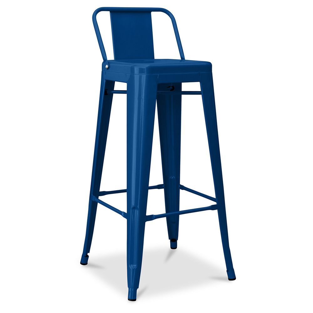 Barhocker mit Rückenlehne - Industriedesign - 76cm - New Edition - Stylix image 8