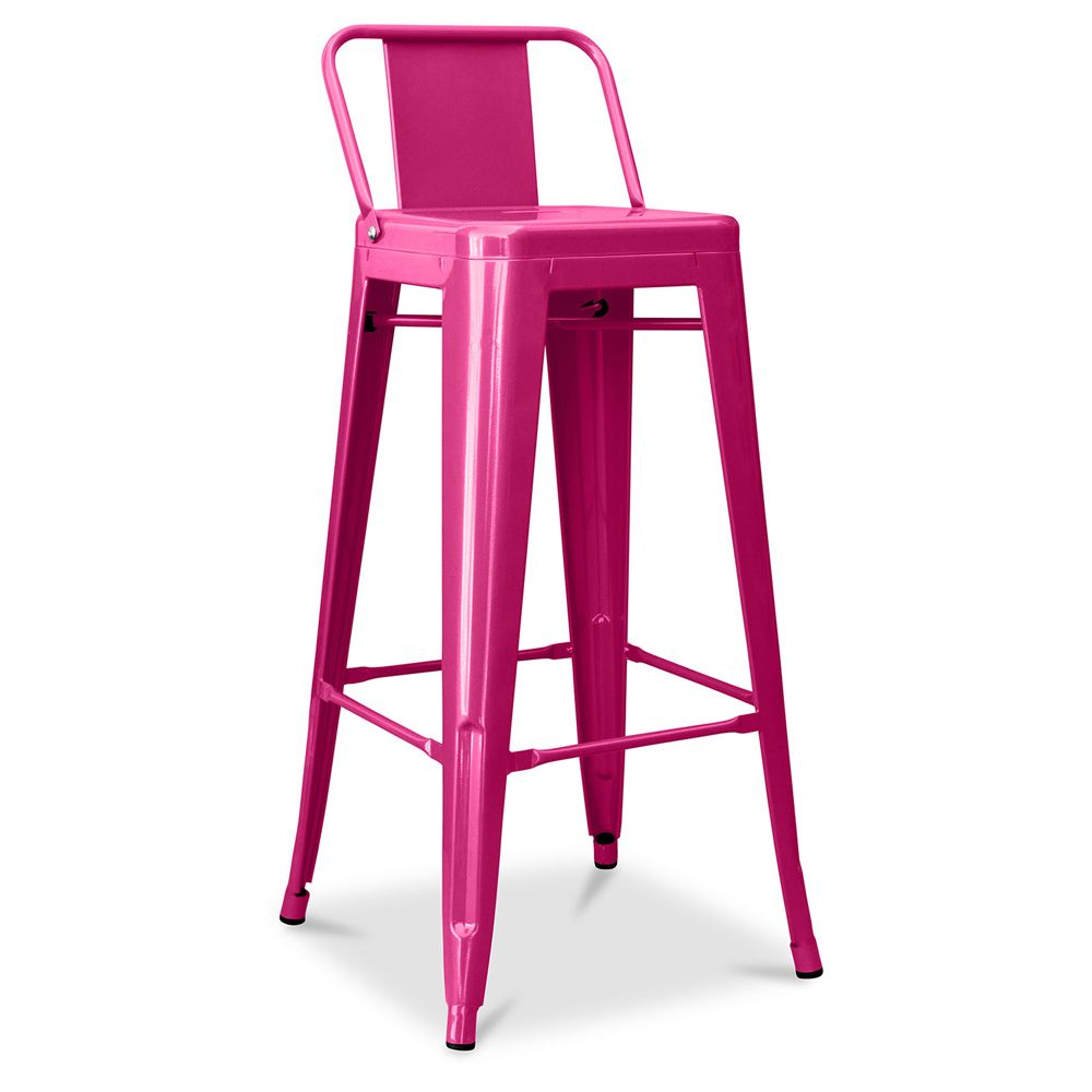 Barhocker mit Rückenlehne - Industriedesign - 76cm - New Edition - Stylix image 8