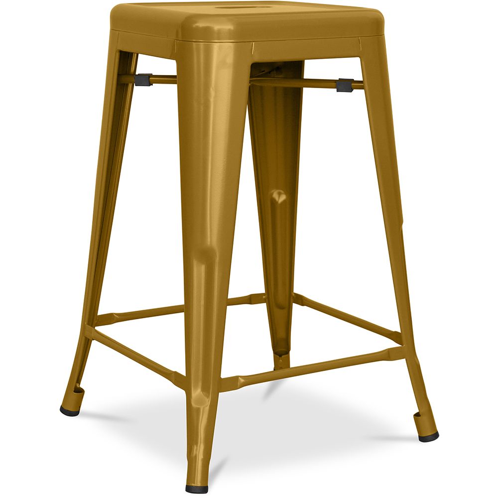 Barhocker - Industriedesign - Stahl matt - 60cm - Neuauflage - Stylix image 8
