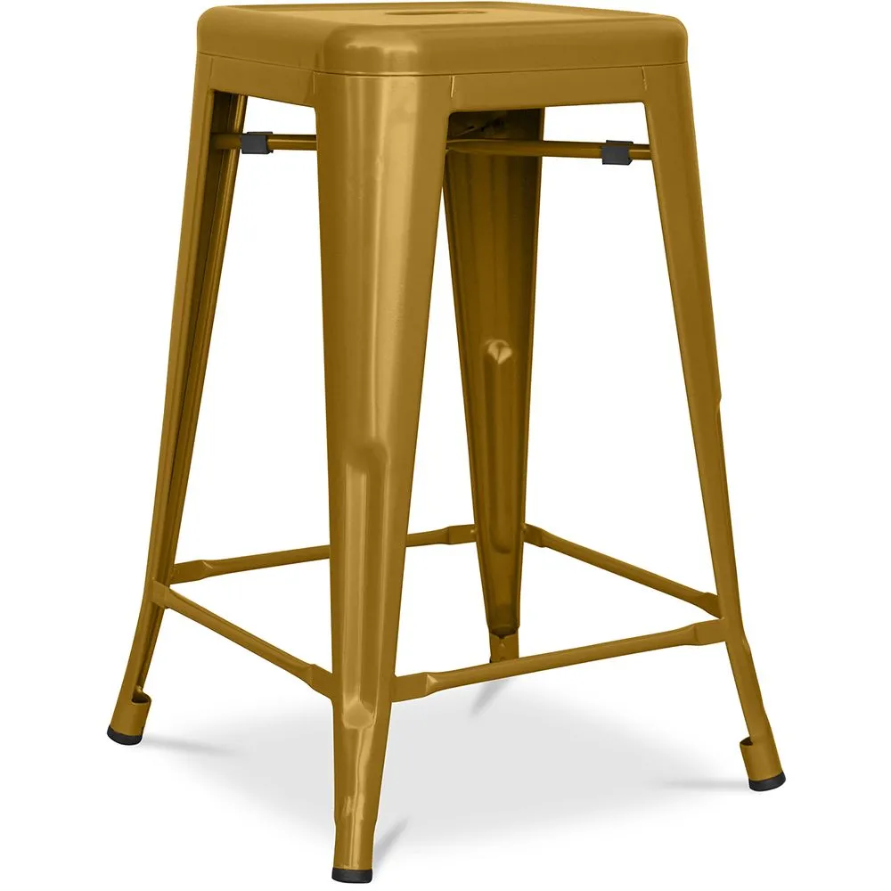 Barhocker - Industriedesign - Stahl matt - 60cm - Neuauflage - Stylix image 8