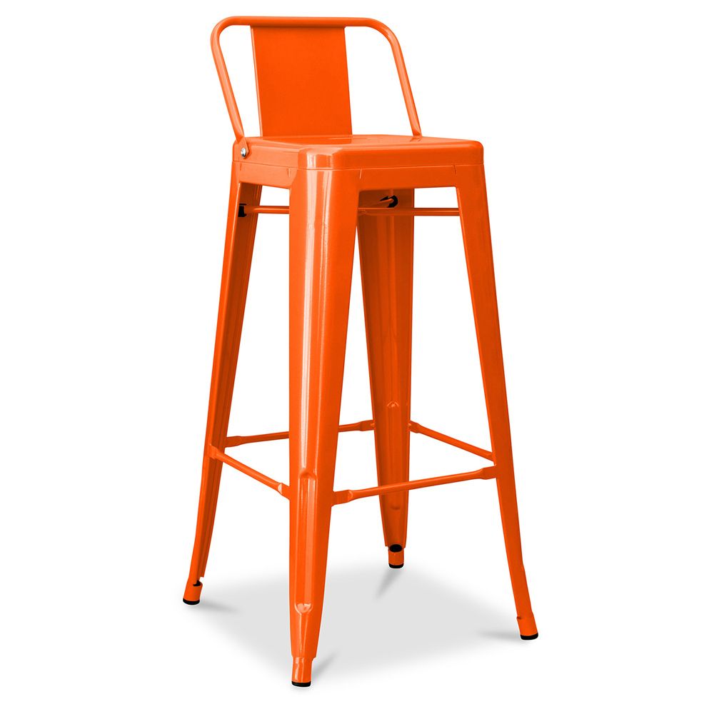 Barhocker mit Rückenlehne - Industriedesign - 76cm - New Edition - Stylix image 8