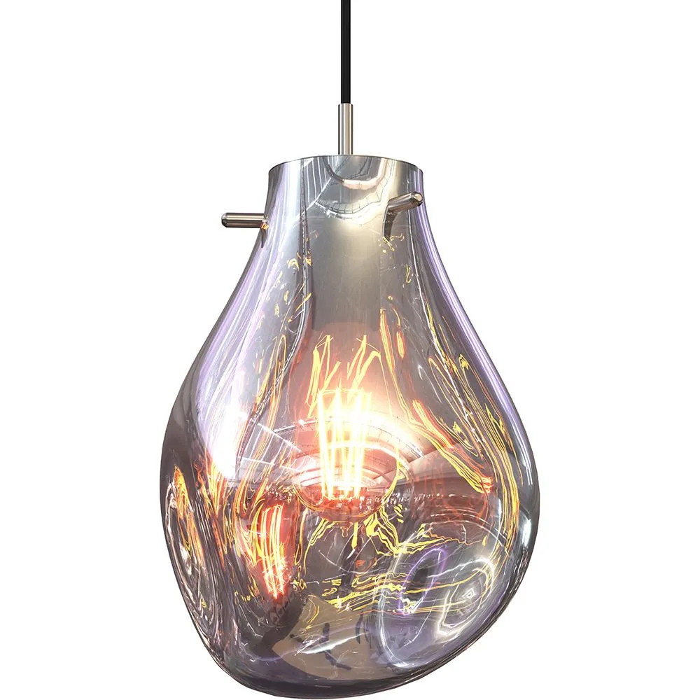 Glas-Deckenlampe - Design-Pendelleuchte - Vera image 8