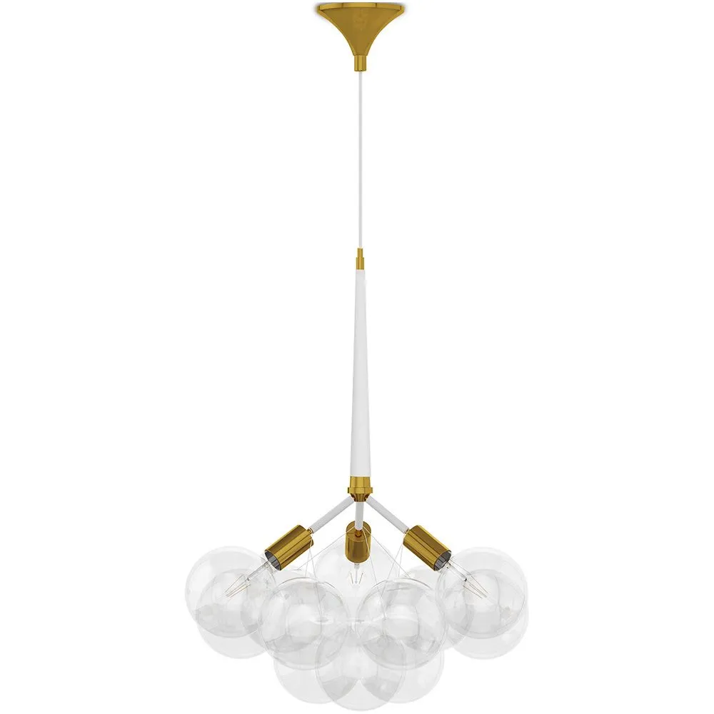 Deckenlampe mit Glaskugeln - Hängeleuchte im Design - Glaub image 8