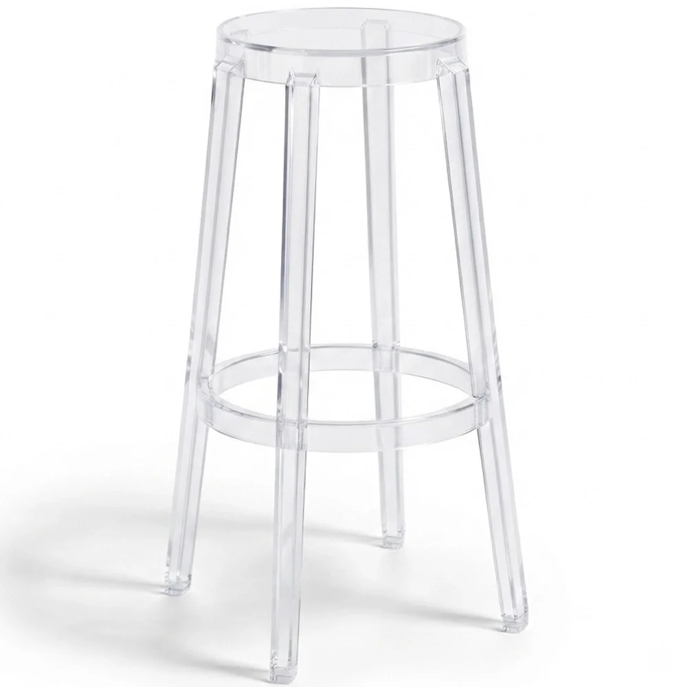 Transparenter Design Hocker - 75cm - Arthur image 8