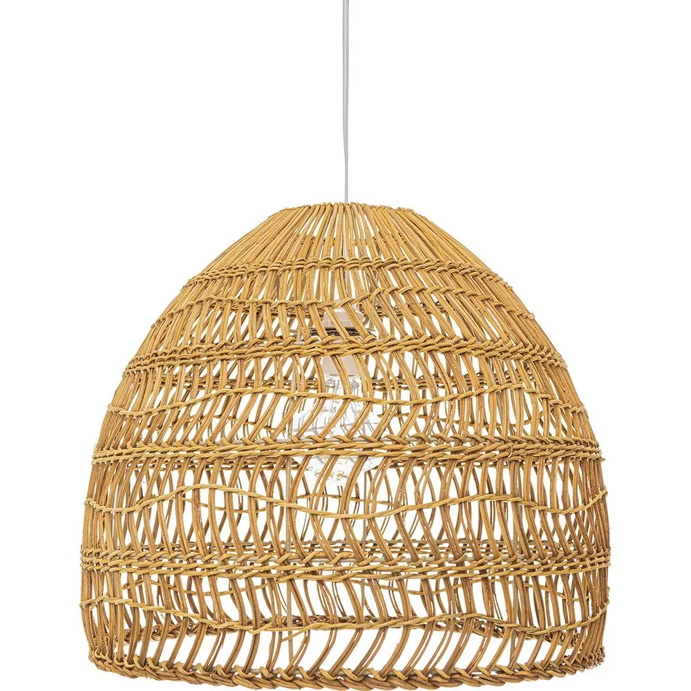 Rattan-Deckenlampe - Hängeleuchte im Boho-Bali-Design - 60cm - Hoa image 8