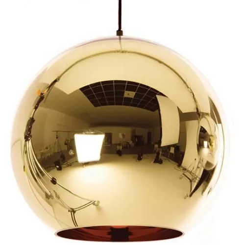 Deckenlampe - Metallkugel-Hängeleuchte - 25 cm - Range image 8