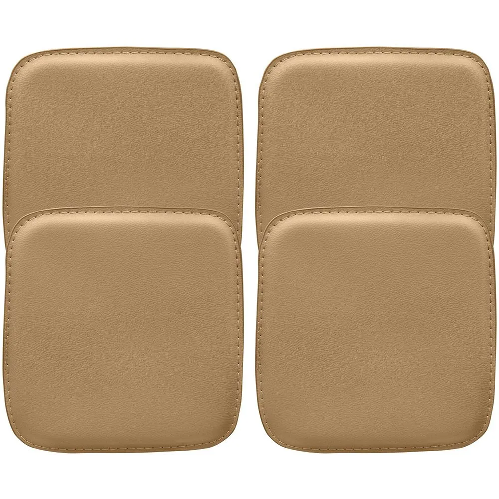 Packung mit 4 magnetischen Kissen für quadratischen Sitzstuhl – Kunstleder – Stylix image 8