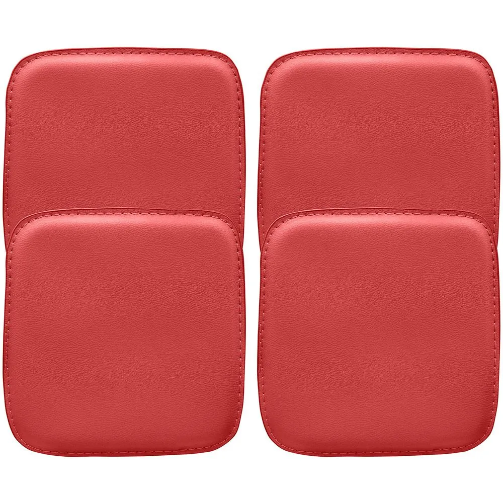 Packung mit 4 magnetischen Kissen für quadratischen Sitzstuhl – Kunstleder – Stylix image 8