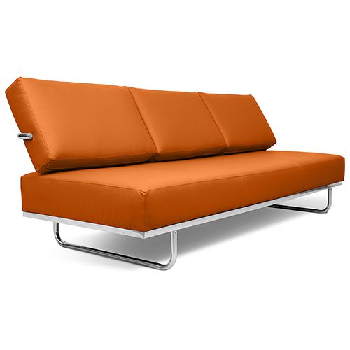 Schlafsofa mit Kunstlederbezug - 3-Sitzer - Kart image 8