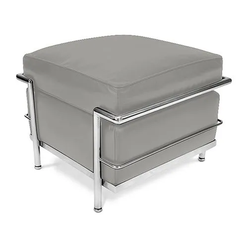 Quadratischer Fußhocker - Bezug aus Kunstleder - Kart image 8