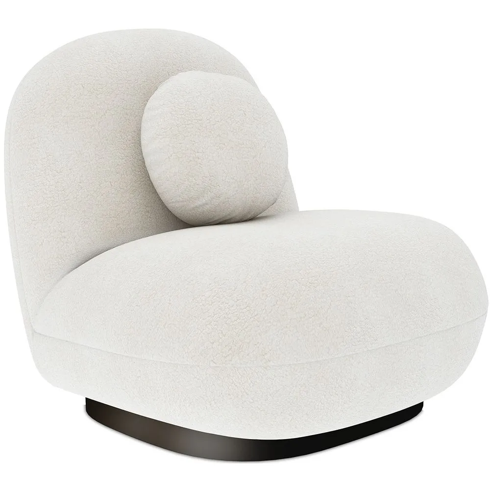 Sessel Bezogen mit Bouclé-Stoff - Larry image 8