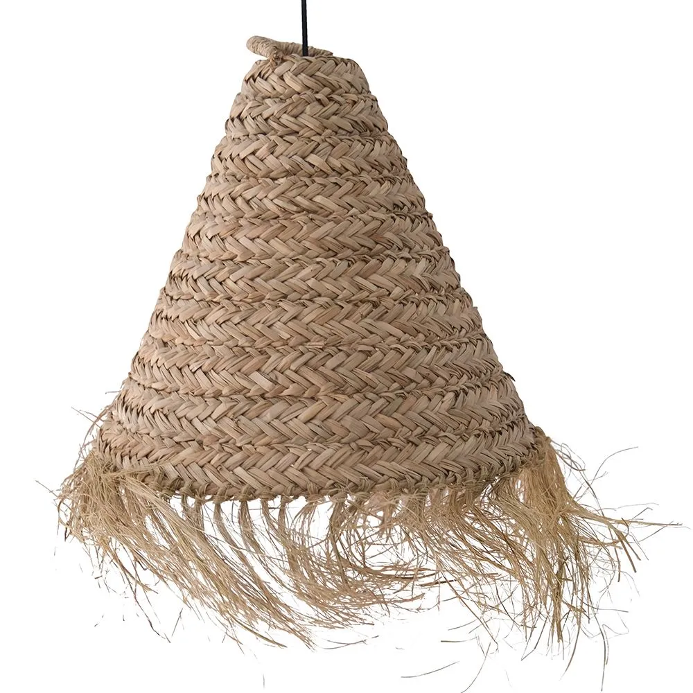 Esparto-Deckenlampe - Boho-Bali-Design-Hängeleuchte - Pitse image 8