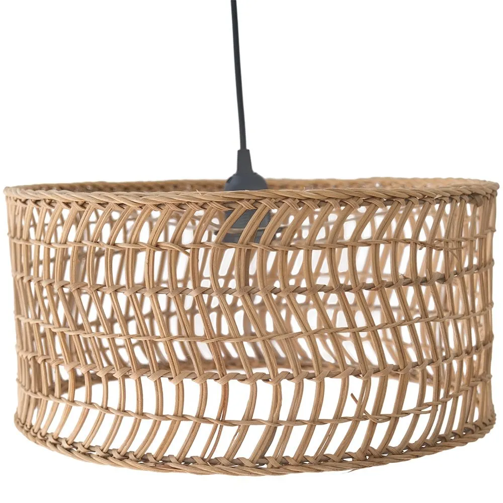  Rattan-Deckenlampe - Boho-Bali-Design-Pendelleuchte - Beri image 8