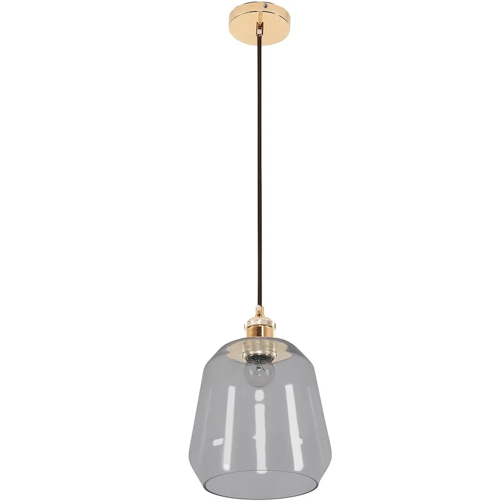 Deckenlampe - Pendelleuchte - Glas und Metall - Amaia image 8