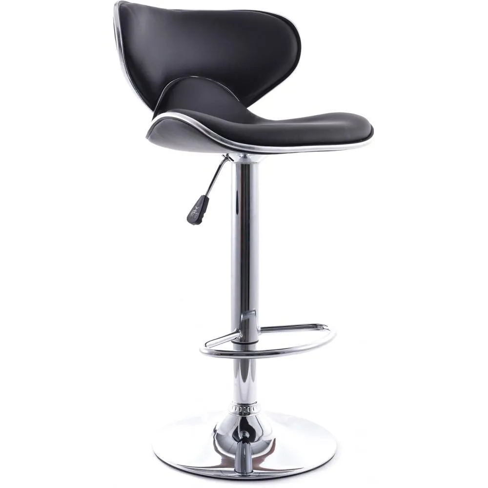 Drehbarer Barhocker mit Rückenlehne - Curve Back image 8