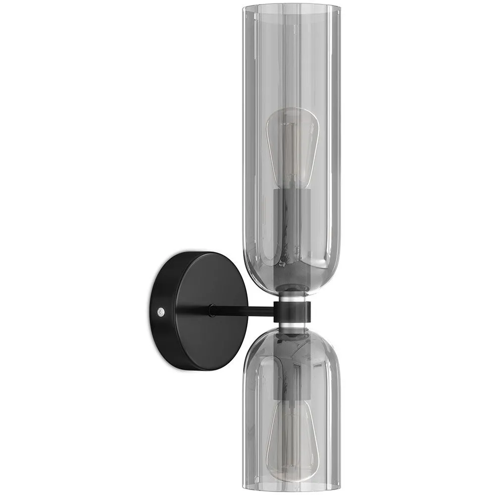 Wandleuchte – Glas und Metall – Kren image 8