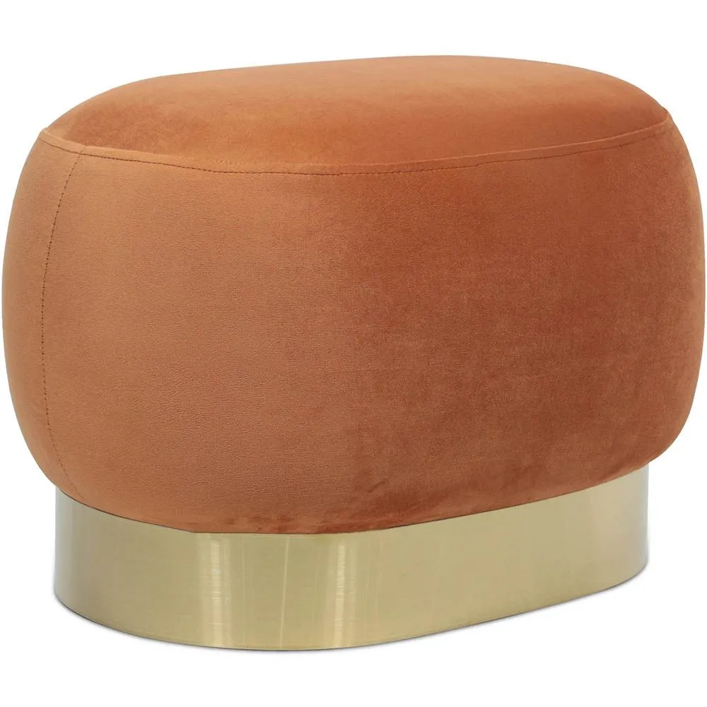 Pouf - Samt und Metall - Luxe image 8