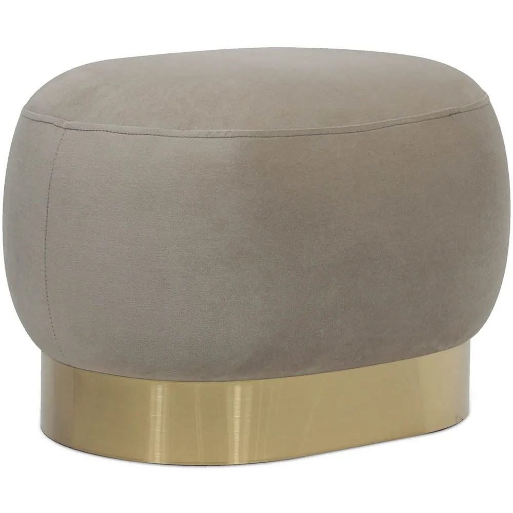 Pouf - Samt und Metall - Luxe image 8