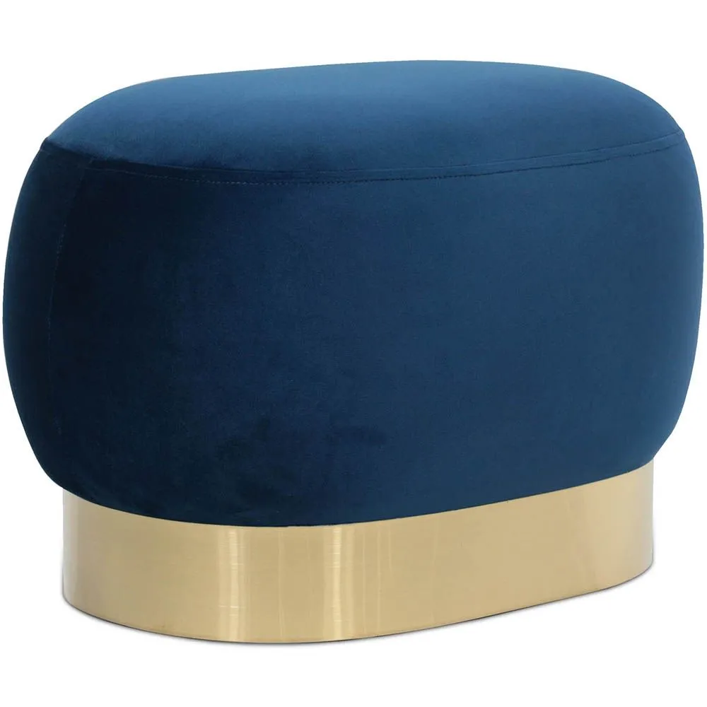 Pouf - Samt und Metall - Luxe image 8