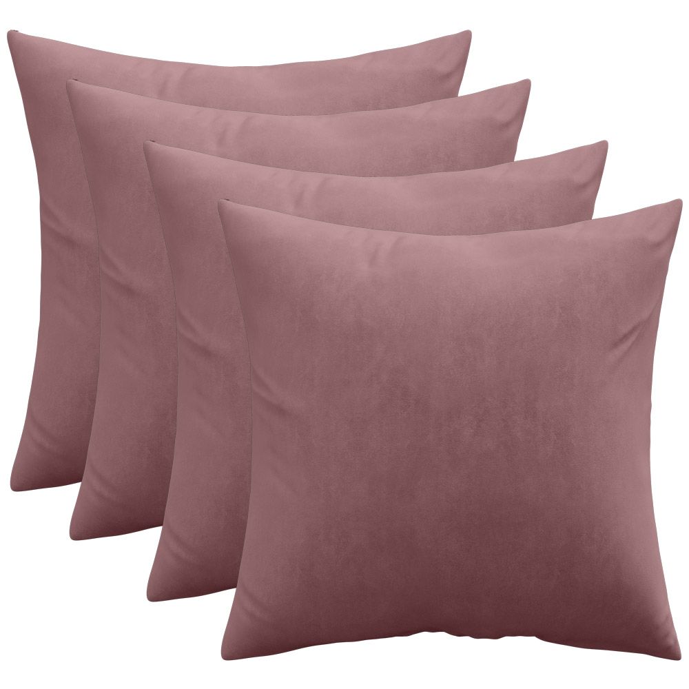 Set aus 4 Samtkissen - Bezug und Füllung - Mesmal image 8