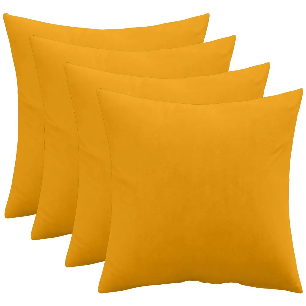 Set aus 4 Samtkissen - Bezug und Füllung - Mesmal image 8