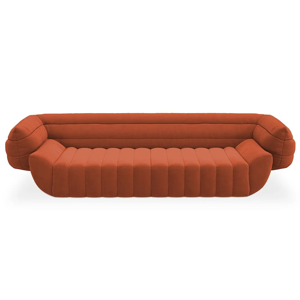 Samtbezogenes Sofa - 3/4 Sitze - Caden image 8