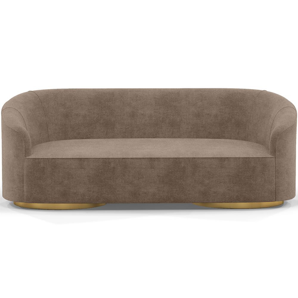 3/4-Sitzer-Sofa mit Samtbezug - Herina image 8