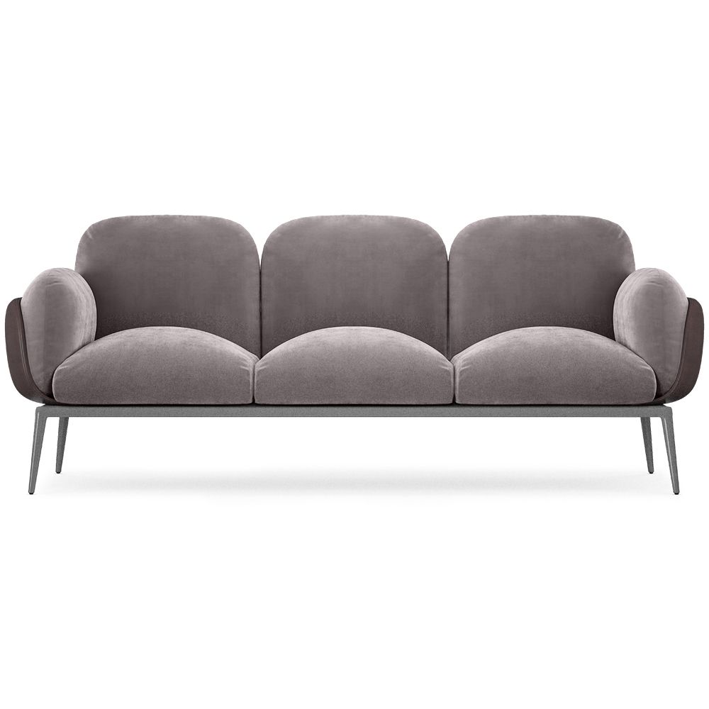 3-Sitzer-Sofa - Bezug aus Samt - Vandan image 8