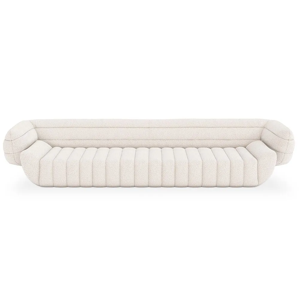 Bouclé-Stoff bezogenes Sofa - 4/5 Sitze - Caden image 8