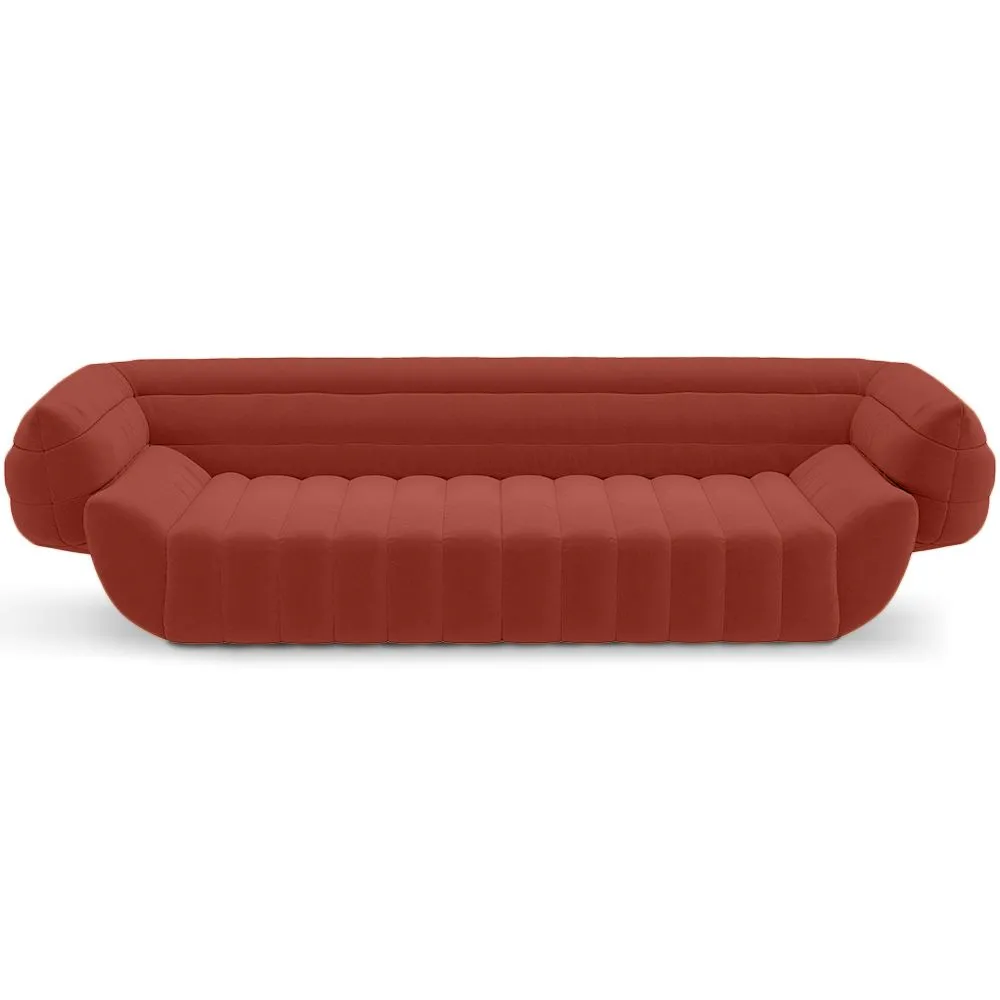 Samtbezogenes Sofa - 3/4 Sitze - Caden image 8