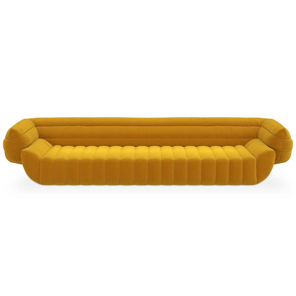 Samtbezogenes Sofa - 4/5 Sitze - Caden image 8