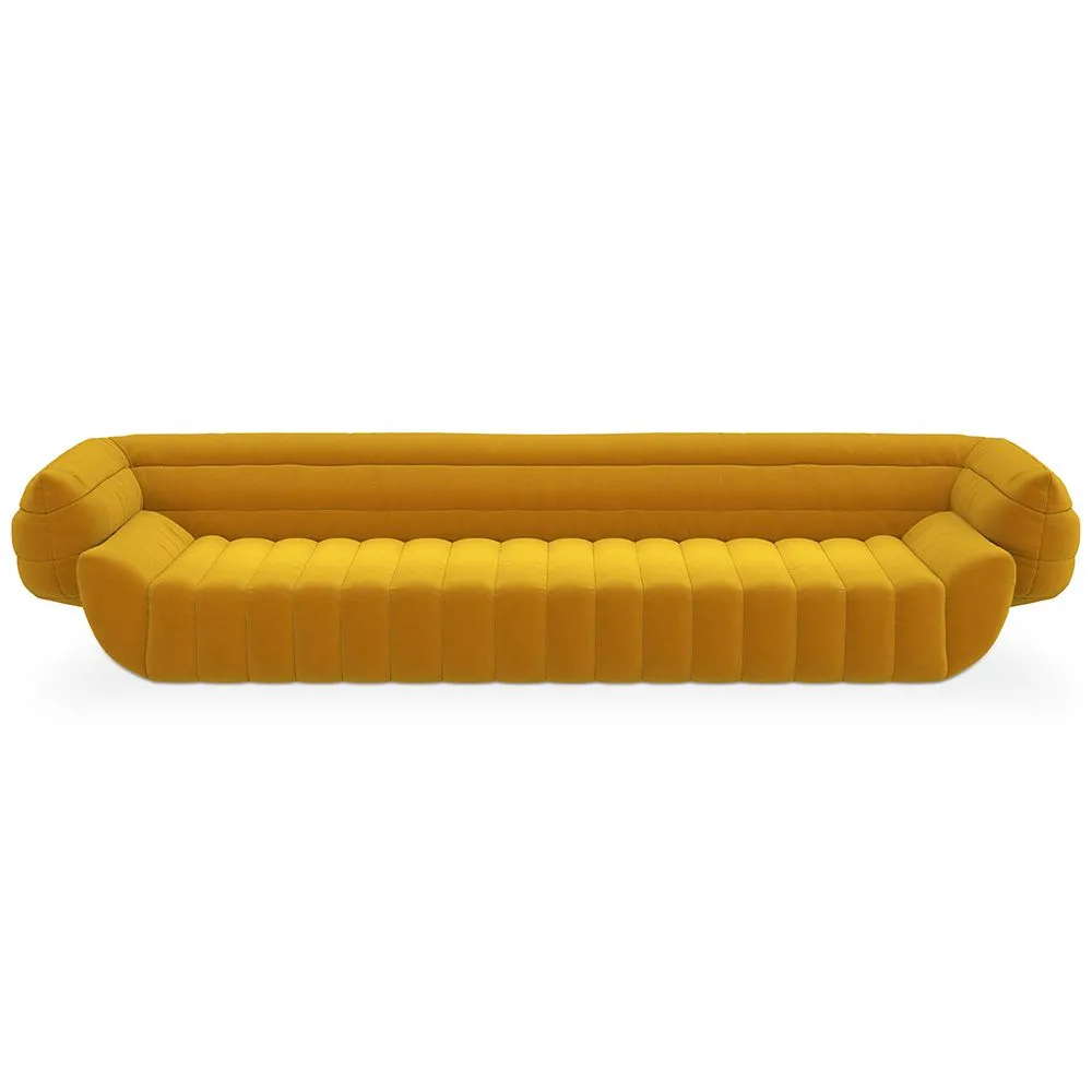 Samtbezogenes Sofa - 4/5 Sitze - Caden image 8