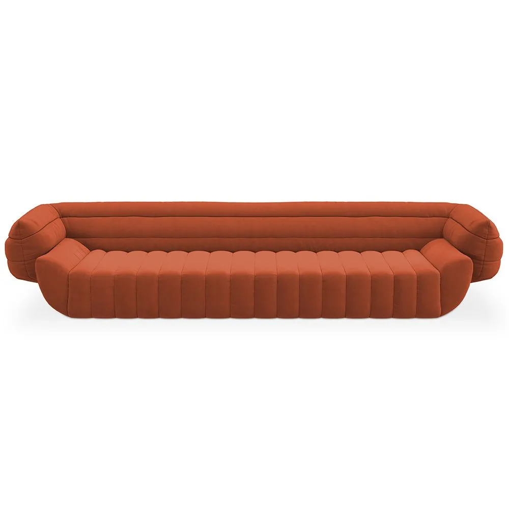 Samtbezogenes Sofa - 4/5 Sitze - Caden image 8