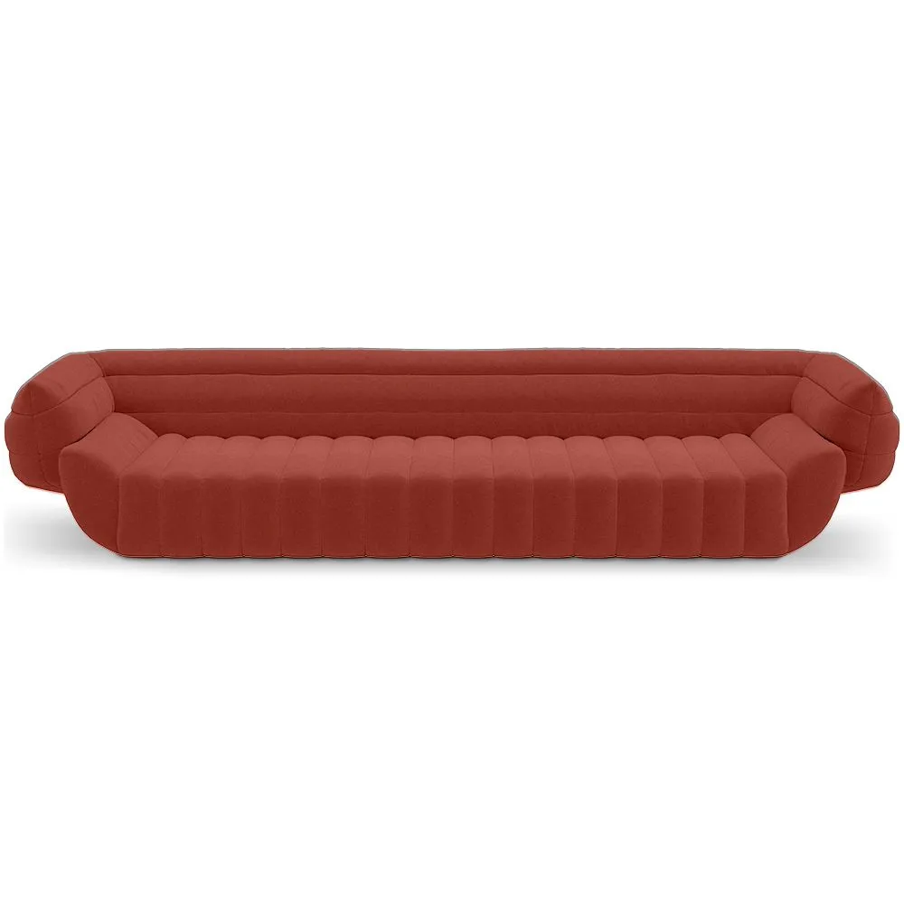 Samtbezogenes Sofa - 4/5 Sitze - Caden image 8