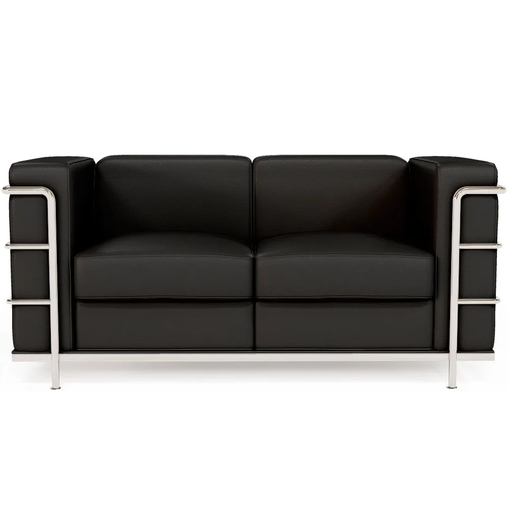 2-Sitzer Sofa - Bezug aus veganem Leder - Lecur image 8