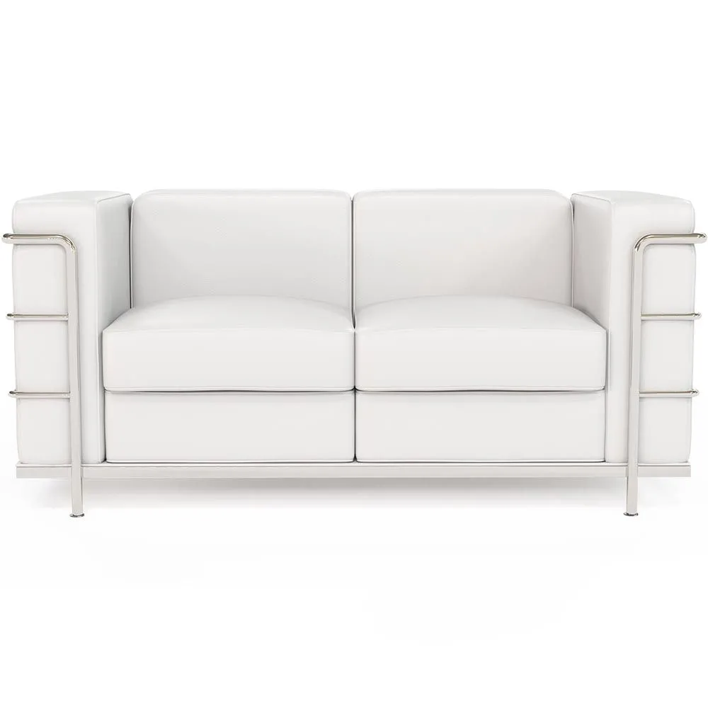 2-Sitzer Sofa - Bezug aus veganem Leder - Lecur image 8