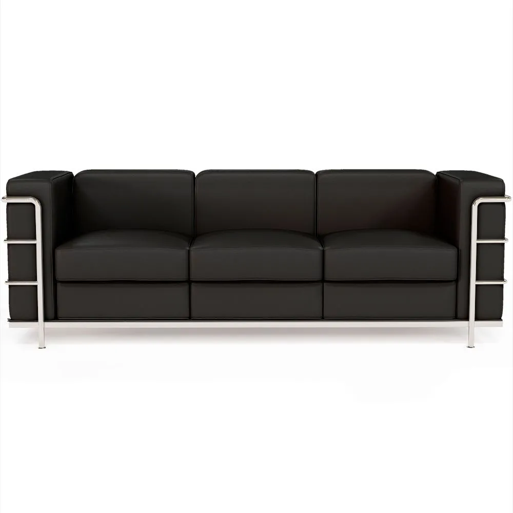 3-Sitzer Sofa - Bezug aus veganem Leder - Lecur image 8