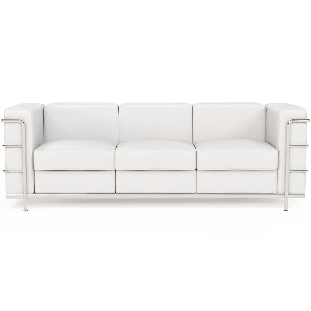 3-Sitzer Sofa - Bezug aus veganem Leder - Lecur image 8