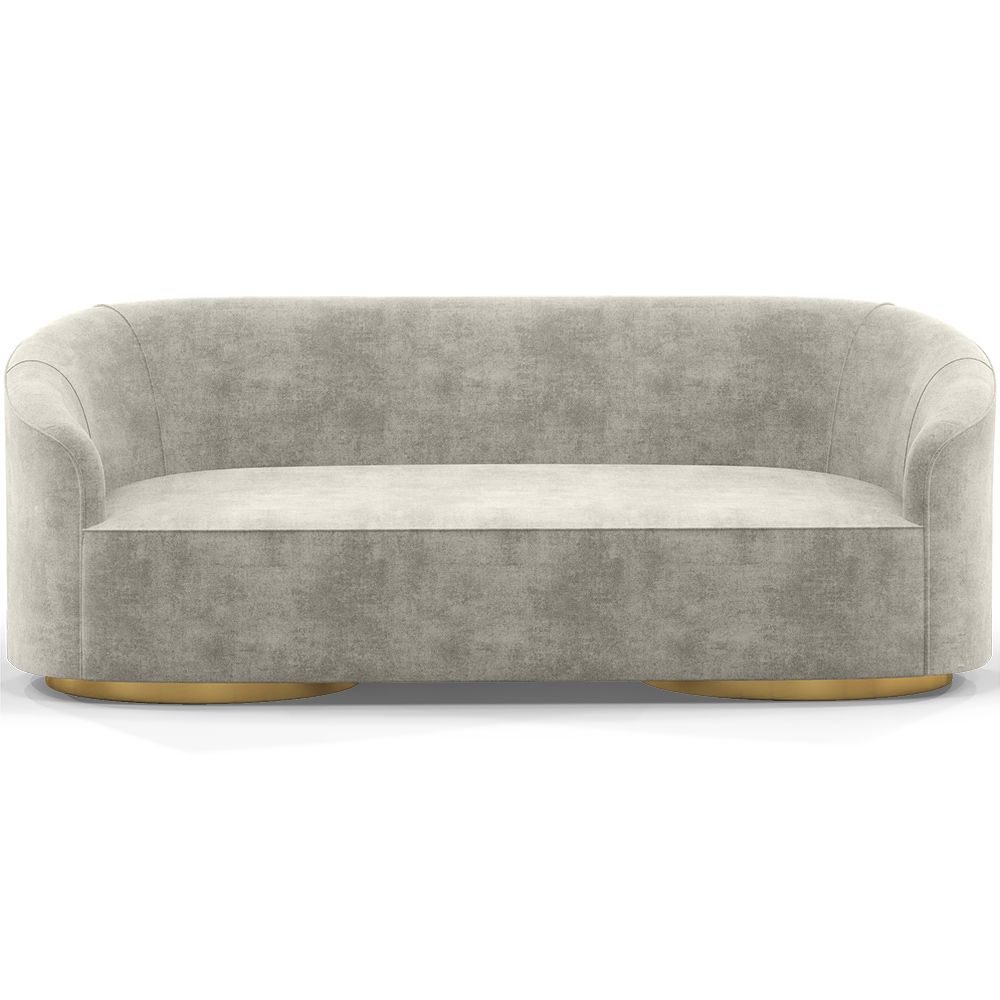 3/4-Sitzer-Sofa mit Samtbezug - Herina image 8