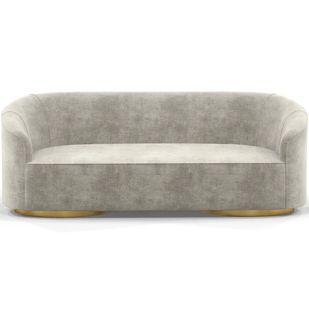 3/4-Sitzer-Sofa mit Samtbezug - Herina image 8