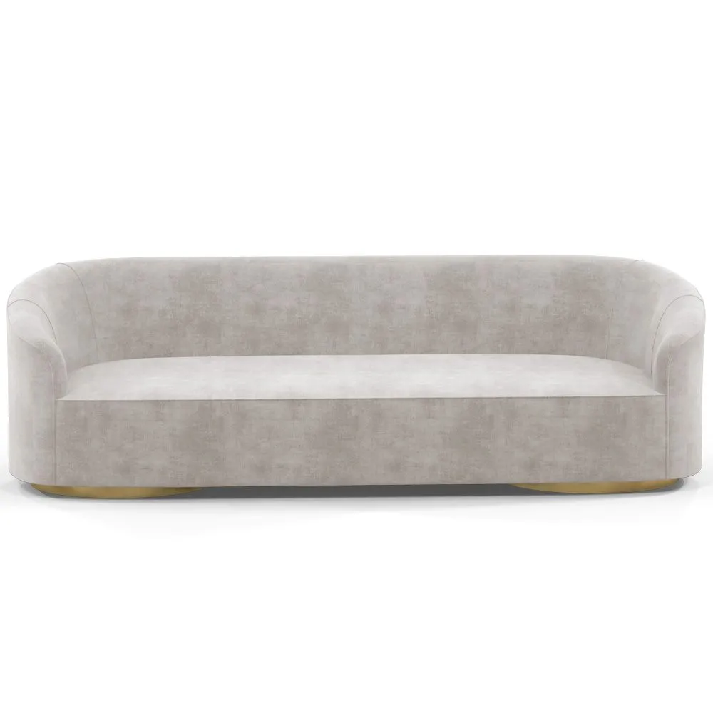 4/5-Sitzer-Sofa mit Samtpolsterung - Herina image 8